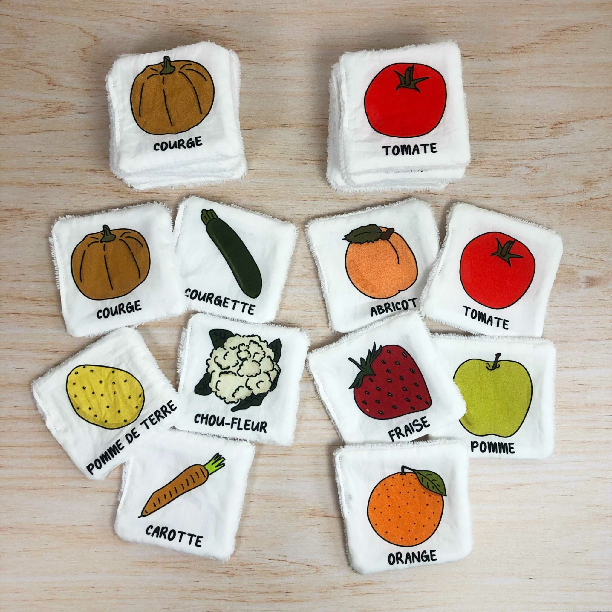 Jeu mémory fruits et légumes petit jardinier LA NATURE DES PETITS