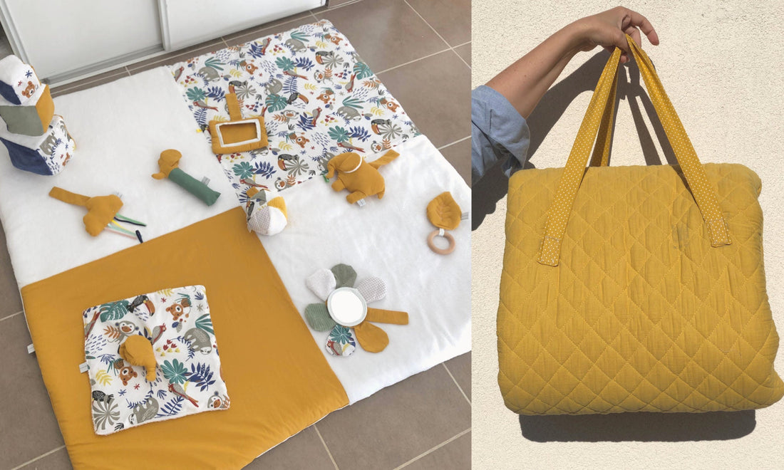 Le tapis d’éveil évolutif, transportable et personnalisable créé par La Nature des Petits