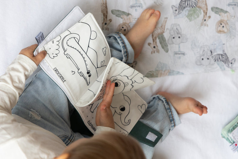 livre de coloriage lavable la nature des petits