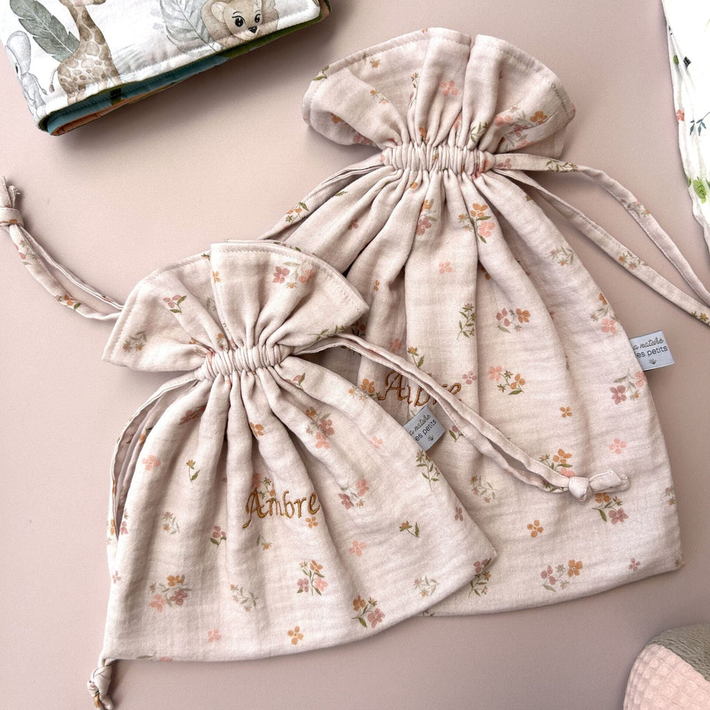 pochons duo fleurs