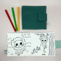 Livre de coloriage lavable - Animaux de la jungle