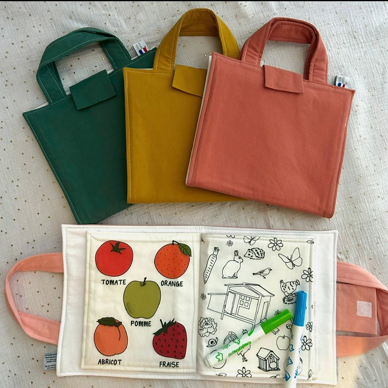 Mallette d'activités à colorier - Petit jardinier