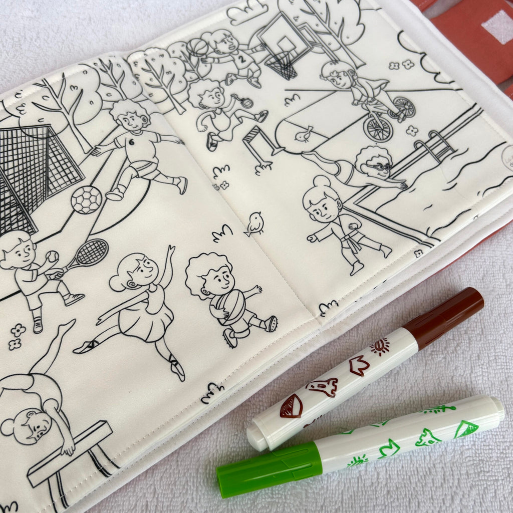 Mallette d'activités à colorier - Petit champion