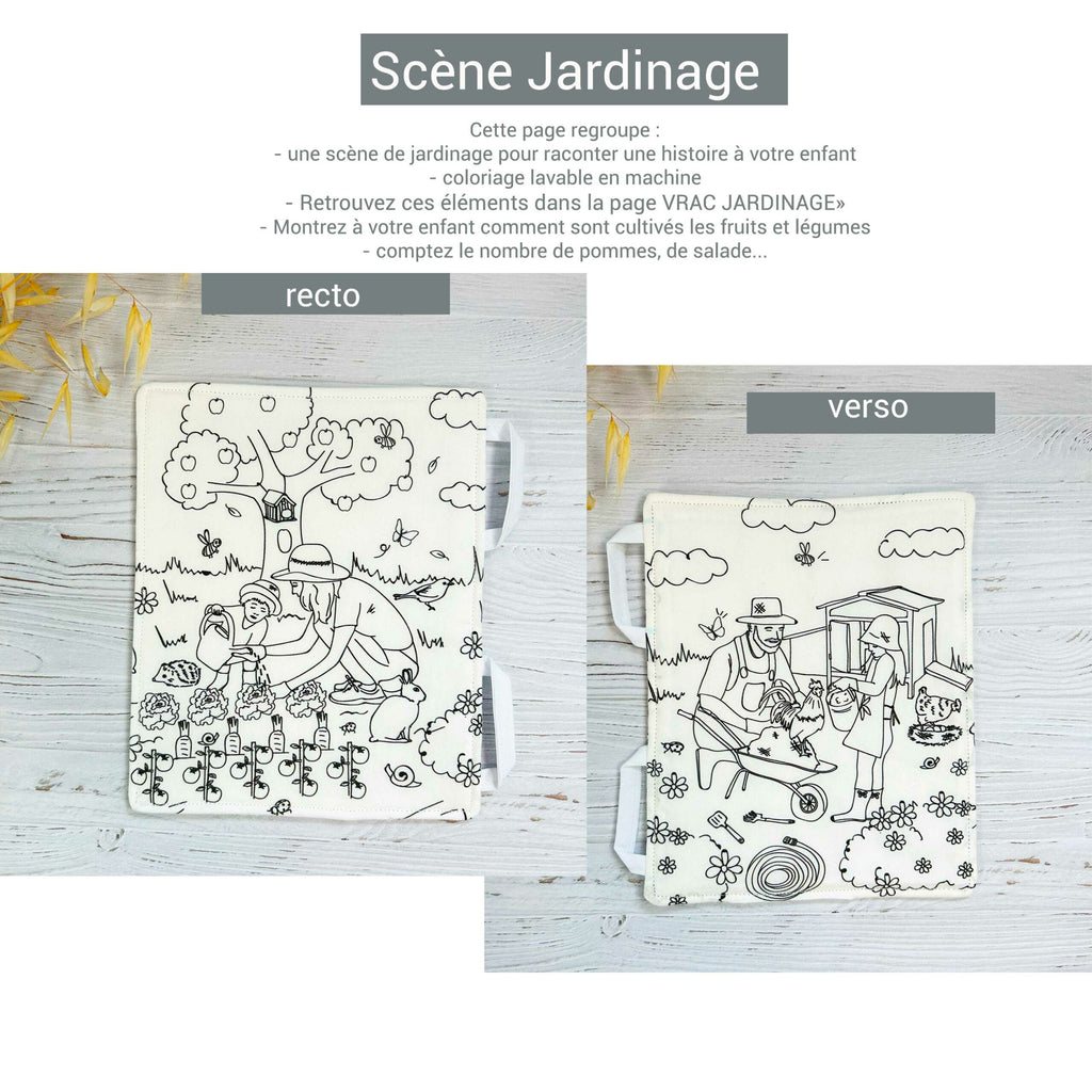 Page mallette d'activités évolutive - Scène - Petit jardinier