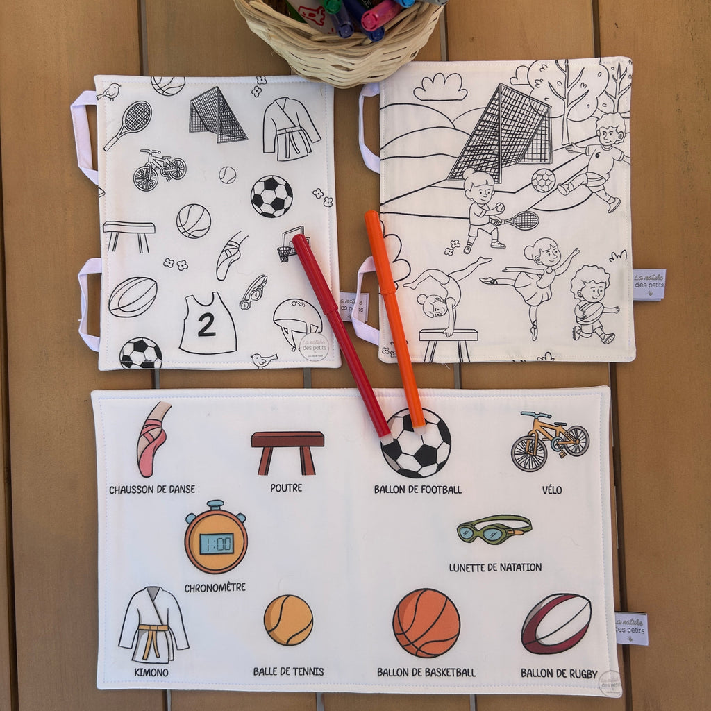 Pack 3 pages mallette d'activités évolutive - Petit champion