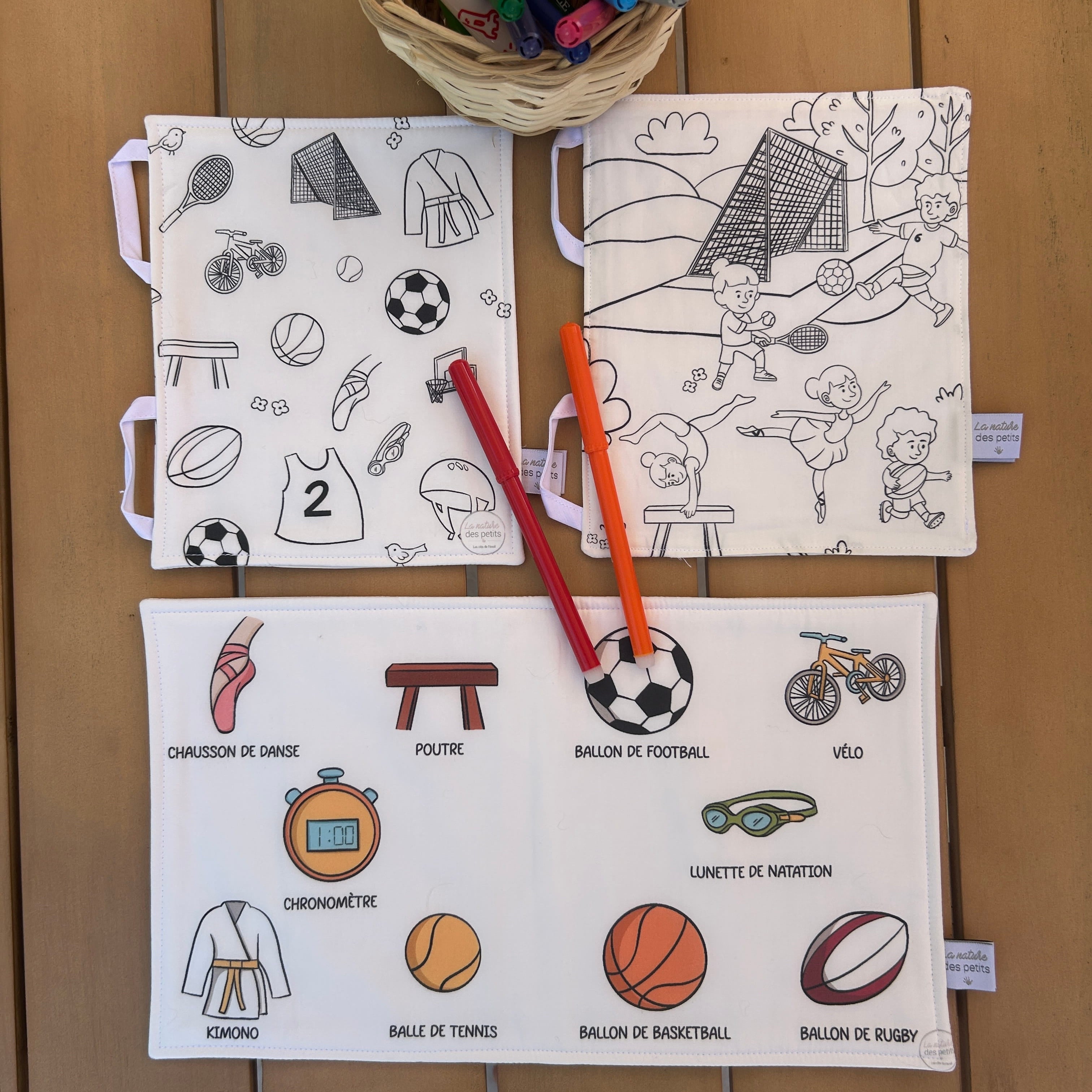 Pack 3 pages mallette d'activités évolutive - Petit champion