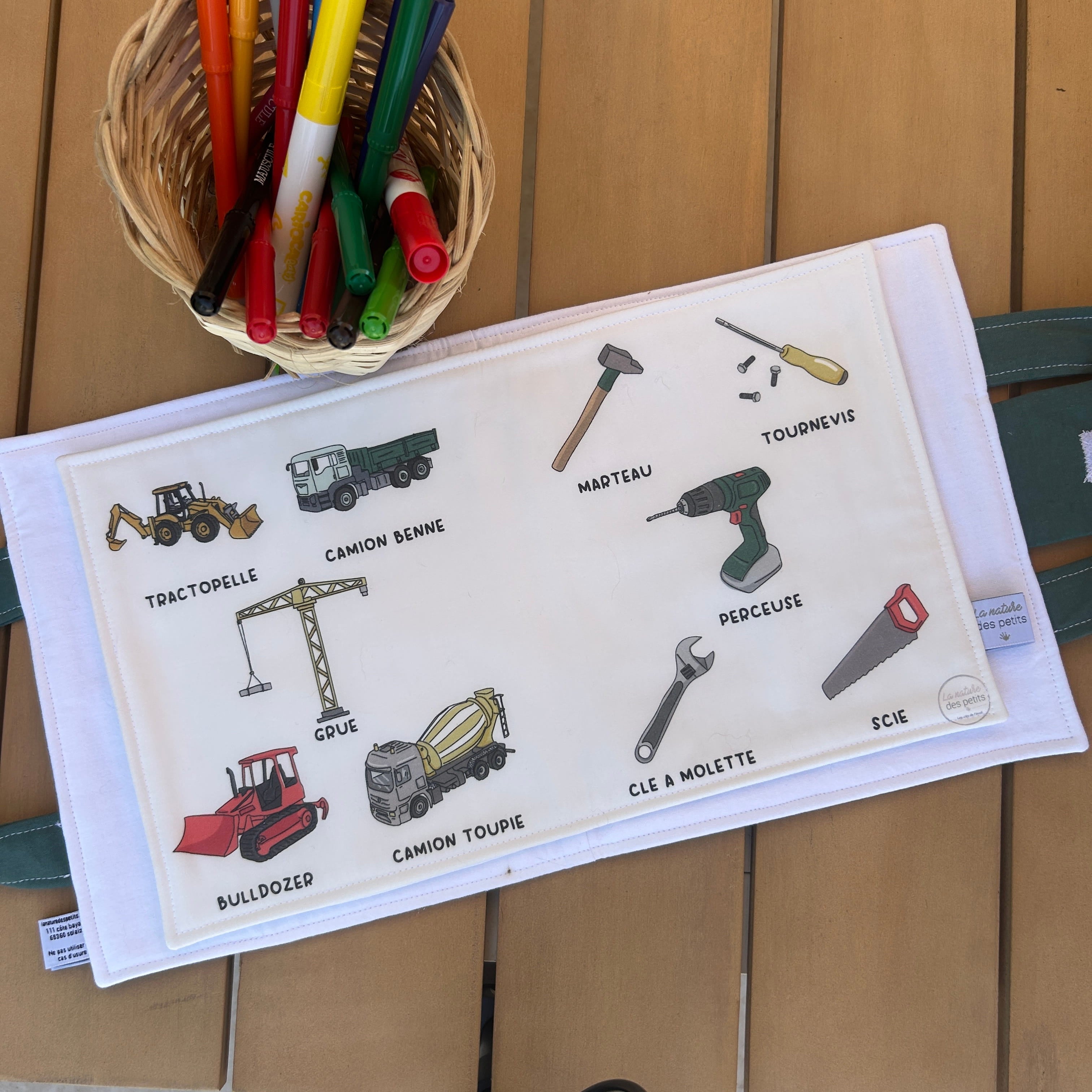 Pack 3 pages mallette d'activités évolutive - Petit bricoleur