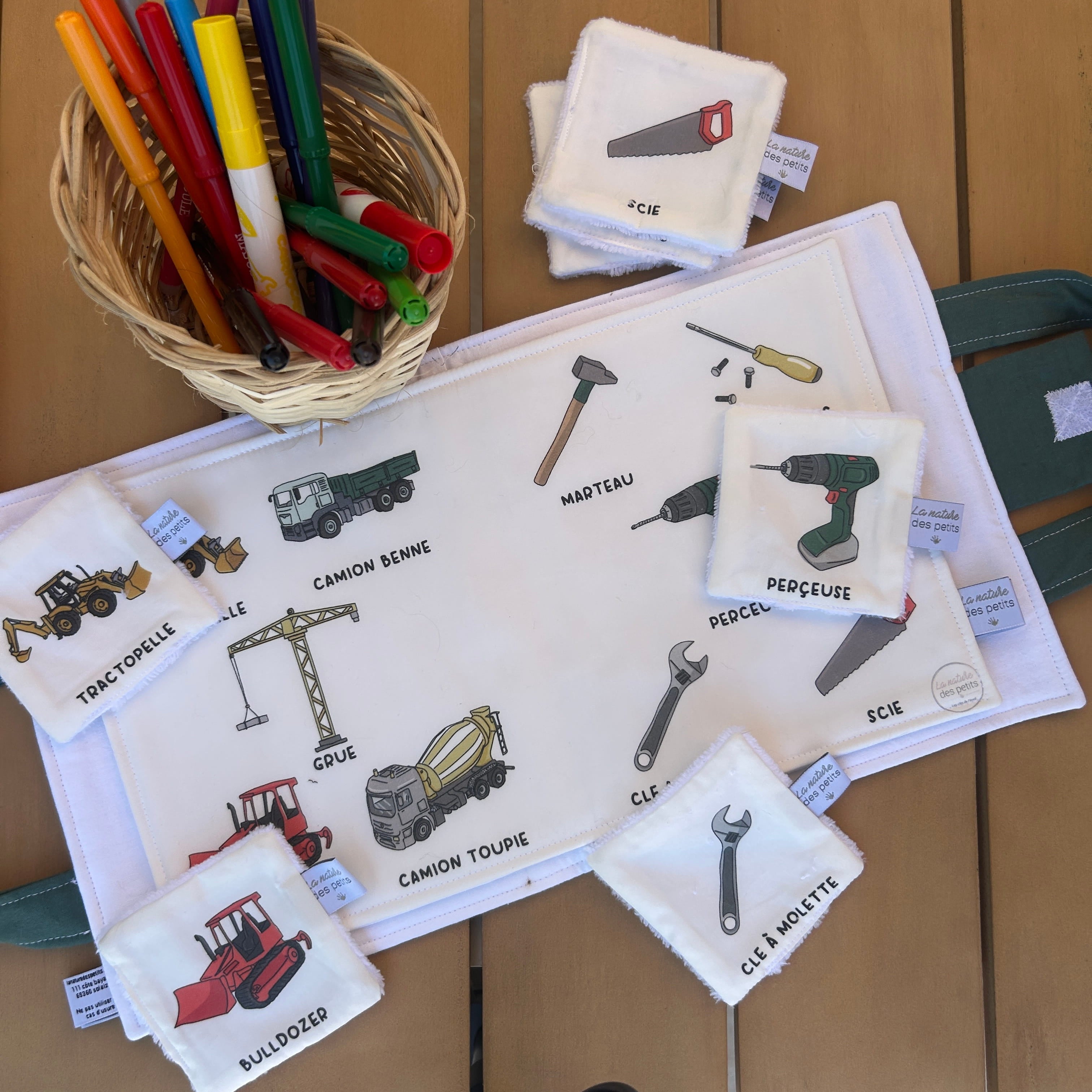 Page mallette d'activités évolutive - Imagier bricolage