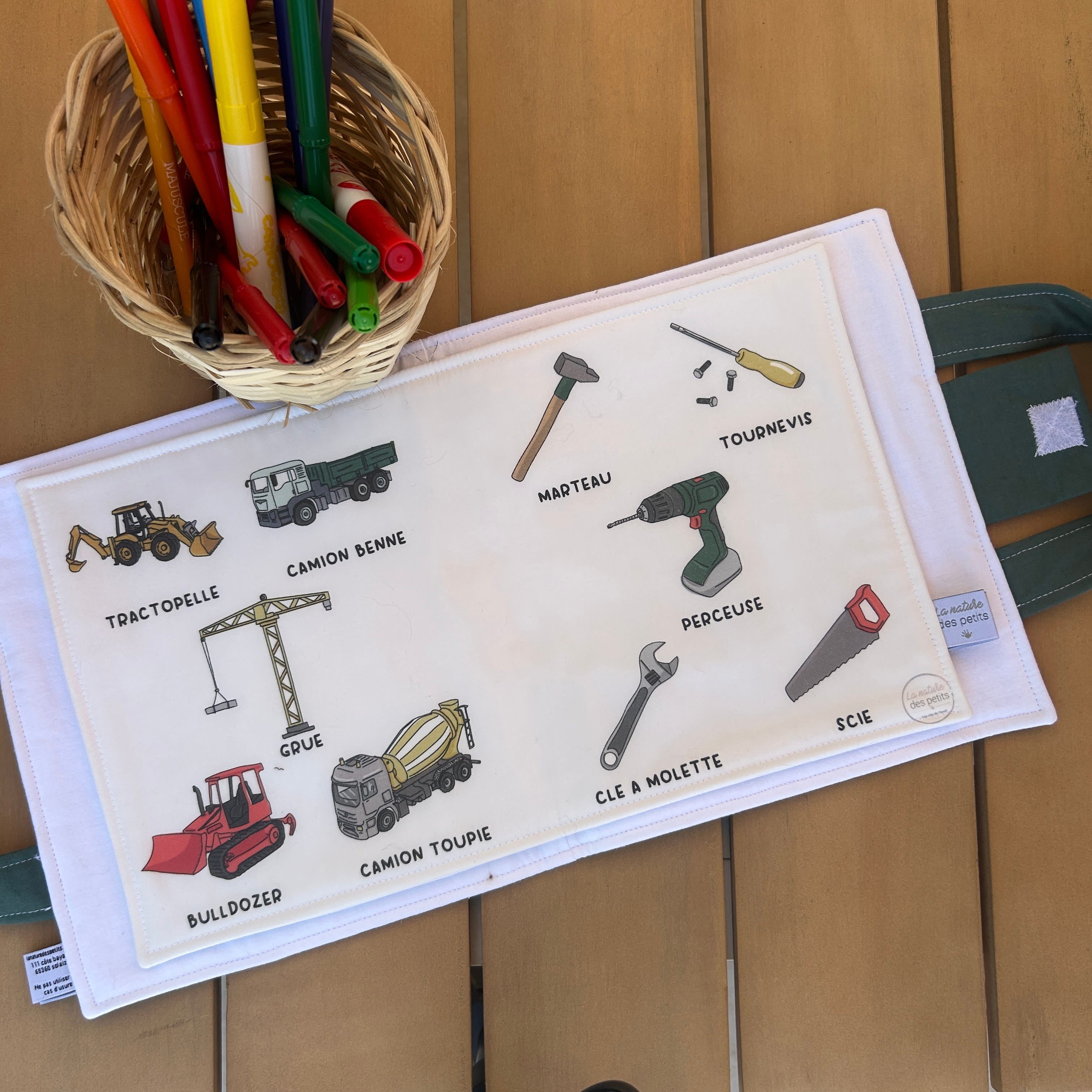 Page mallette d'activités évolutive - Imagier bricolage