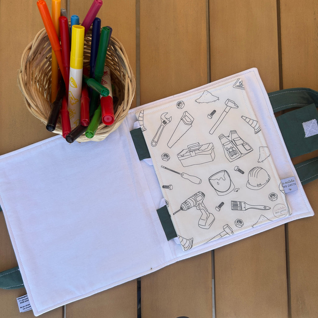 Page mallette d'activités évolutive - Cherche et trouve - Petit bricoleur