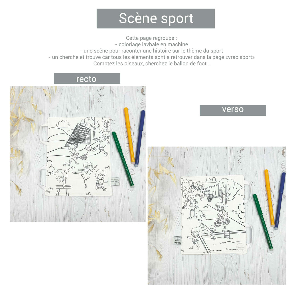 Page mallette d'activités évolutive - Scène - Petit champion