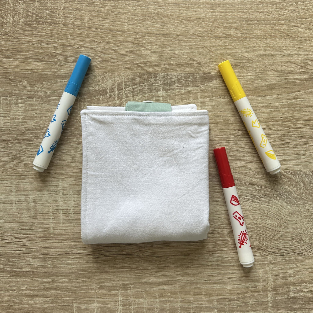 Set de table à colorier lavable recto/verso – Imagier Petit champion