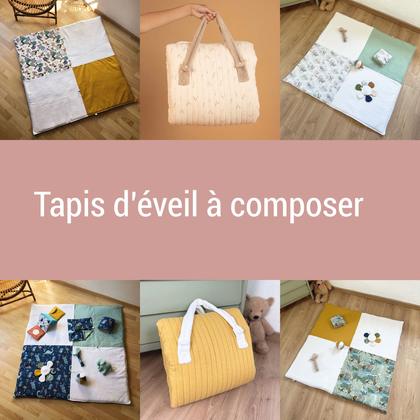 Tapis d’éveil nomade et évolutif – À créer
