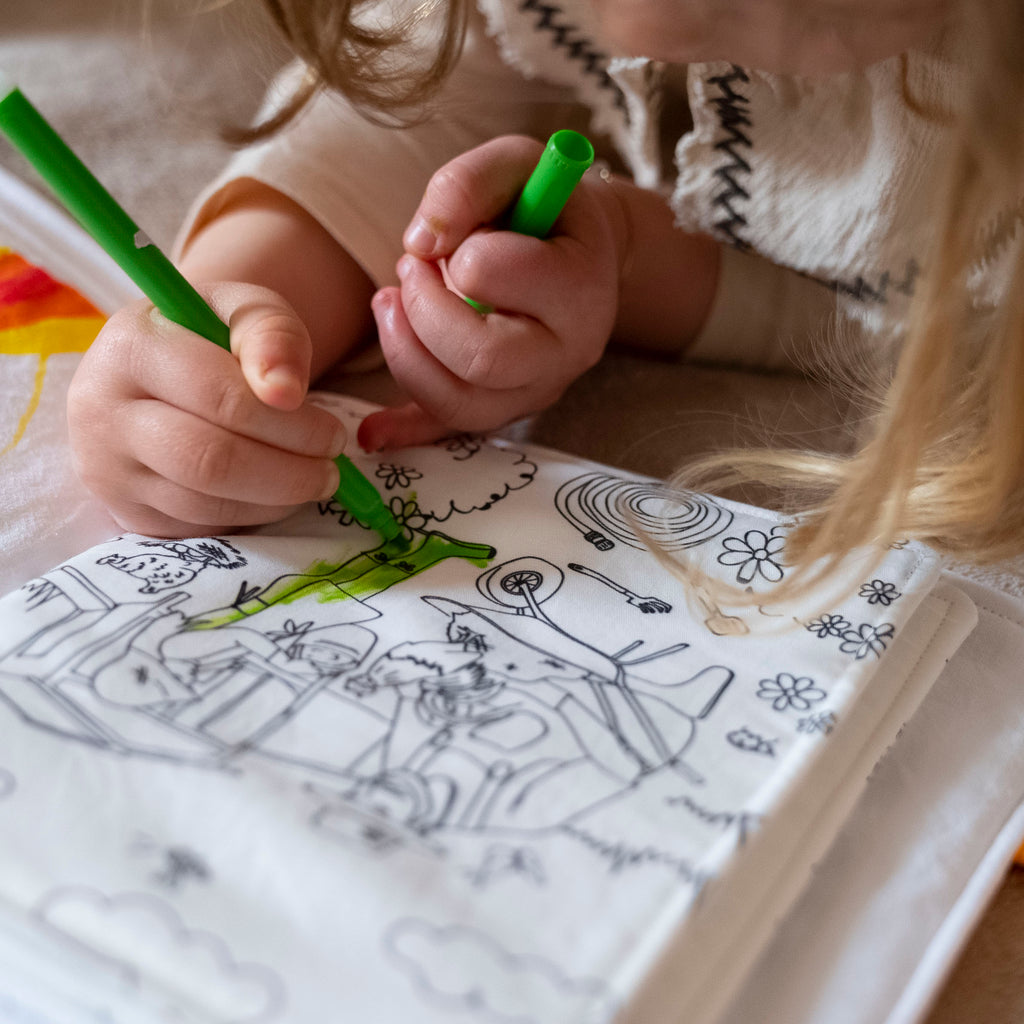 Mallette d'activités à colorier - Petit jardinier