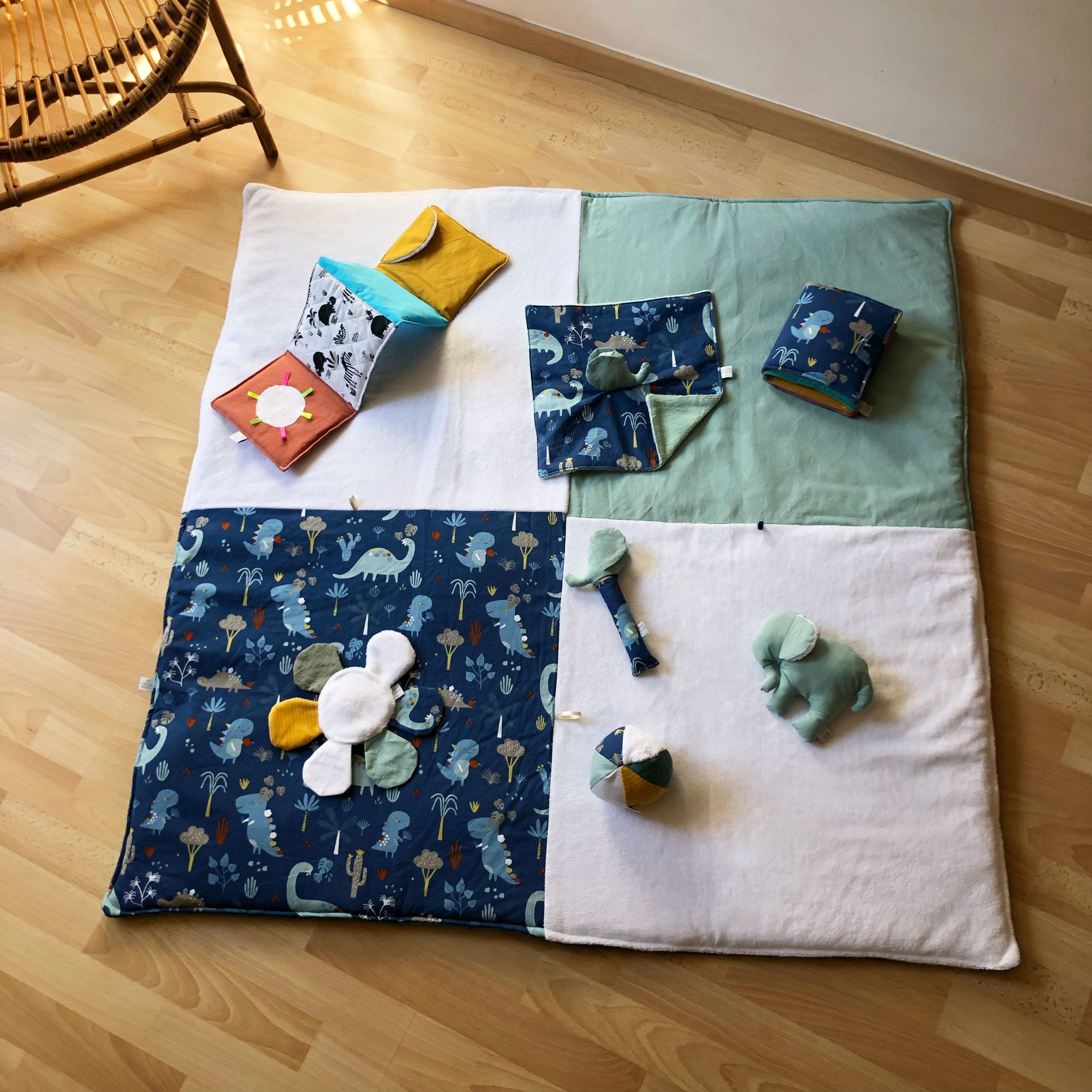 Tapis d’éveil nomade et évolutif – À créer