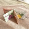 Livre éveil tissu fruits bébé