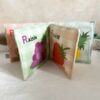 Livre éveil tissu fruits bébé