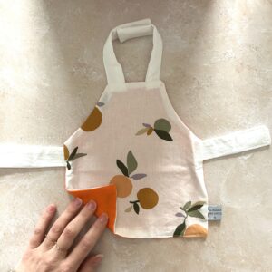 Tablier de poupée - Fruits/orange