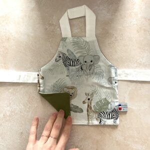 Tablier de poupée - Safari