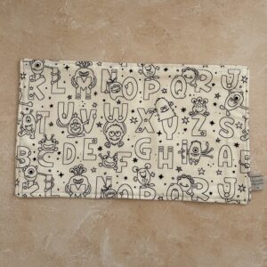 Double page coloriage mallette d'activités évolutive - Lettres/route/jungle